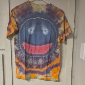 Tie-Dye Smiley Short Sleeve Tee - Multicolor
